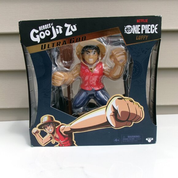Heroes of Goo Jit Zu Ultra Goo One Piece Luffy Stretch Collectible 7-inch Figure - Picture 1 of 10